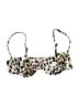 Lulus Animal Print Ivory Swimsuit Top Size S - photo 1