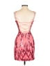 Unbranded 100% Polyester Paisley Pink Cocktail Dress Size 2 - photo 2