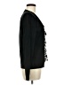 August Silk Black Long Sleeve Top Size M - photo 4