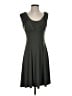 Calvin Klein Solid Gray Casual Dress Size 4 - photo 1