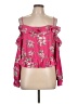 Divided by H&M Pink Long Sleeve Blouse Size L - photo 1
