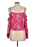 Divided by H&M Pink Long Sleeve Blouse Size L - photo 2