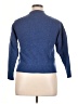 Uniqlo 100% Wool Solid Blue Sweatshirt Size XL - photo 2