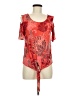 Star Vixen Red Short Sleeve Blouse Size M - photo 1