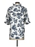 Ann Taylor 100% Polyester Floral Ivory 3/4 Sleeve Blouse Size S - photo 2