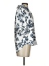 Ann Taylor 100% Polyester Floral Ivory 3/4 Sleeve Blouse Size S - photo 4