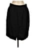 J.Crew Solid Black Casual Skirt Size M - photo 2