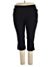 Coral Bay Solid Black Active Pants Size 18 Petite - photo 1