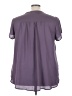 Torrid 100% Polyester Purple Short Sleeve Blouse Size 3X Plus (3) - photo 2
