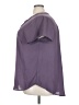 Torrid 100% Polyester Purple Short Sleeve Blouse Size 3X Plus (3) - photo 5