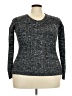 Faded Glory Tweed Gray Pullover Sweater Size 20 - photo 1