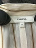 Vince. 100% Silk Stripes Ivory Short Sleeve Silk Top Size M - photo 7