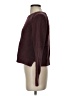 Fossil 100% Cotton Solid Burgundy Pullover Sweater Size S - photo 5