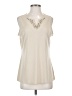 Susan Graver Ivory Sleeveless Blouse Size S - photo 1