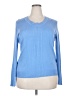 White Stag 100% Acrylic Blue Pullover Sweater Size XXL (estimated) - photo 1