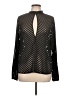 Shein 100% Polyester Black Long Sleeve Blouse Size L - photo 1