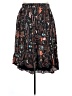 Torrid 100% Polyester Graphic Black Casual Skirt Size 3X Plus (3) - photo 1