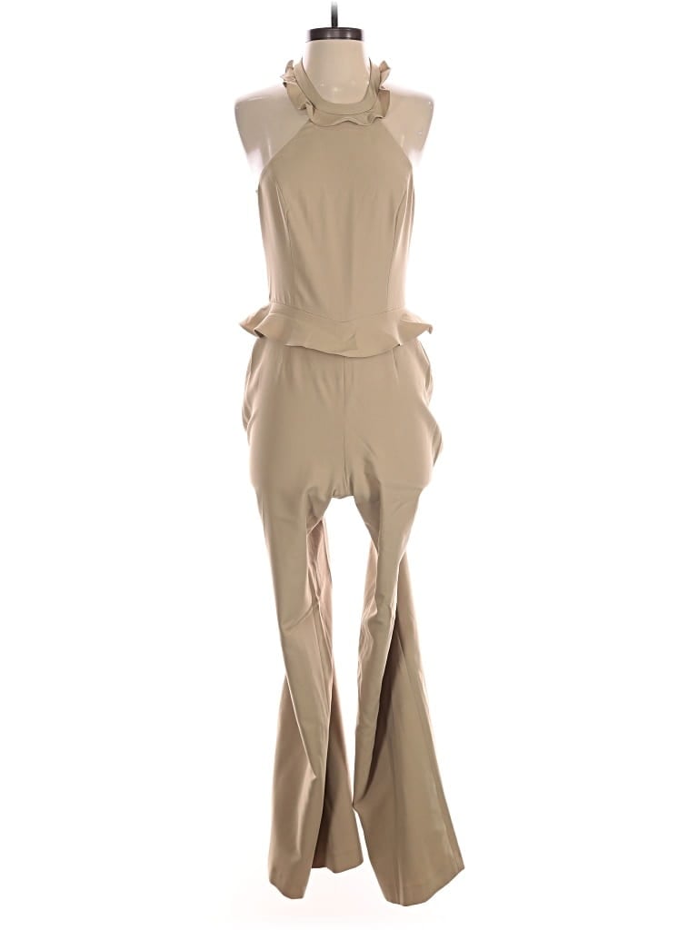 Pre-owned Jay Godfrey Jumpsuit In Tan