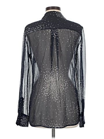 Diane von Furstenberg Long Sleeve Silk Top (view 2)