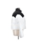 Just Fab 100% Polyester Color Block White Snow Jacket Size XXL - photo 4