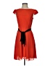 Darling 100% Polyester Solid Orange Red Casual Dress Size XS - photo 1