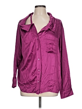 Monrow 3/4 Sleeve Button-Down Shirt (view 1)