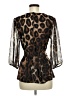 Adele & May Animal Print Brown 3/4 Sleeve Blouse Size M - photo 2