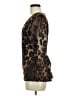 Adele & May Animal Print Brown 3/4 Sleeve Blouse Size M - photo 5