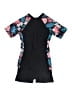 Unbranded Floral Black Rash Guard Size M - photo 1