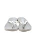 Tory Burch Silver Tan Flip Flops Size 6 - photo 2