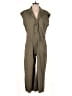 ONETEASPOON 100% Cotton Solid Green Jumpsuit Size S - photo 1