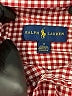 Ralph Lauren 100% Cotton Checkered-gingham Red Long Sleeve Button-Down Shirt Size 4 - photo 3