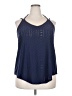 Shein Curve Blue Tank Top Size 2X - photo 1