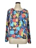 PREMISE Blue Long Sleeve Blouse Size XL - photo 1