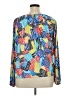 PREMISE Blue Long Sleeve Blouse Size XL - photo 2