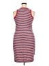Torrid Stripes Red Casual Dress Size 2X Plus (2) - photo 2
