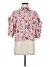 MSGM Floral Pink 3/4 Sleeve Blouse Size EU 40 / US 10 - photo 1