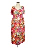 Unbranded Tropical Red Casual Dress Size 3XL - photo 1