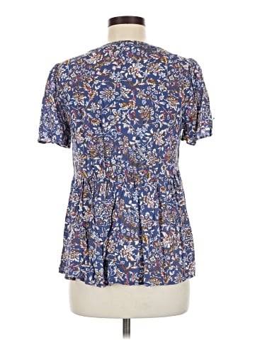Isabel Maternity Short Sleeve Blouse (view 2)