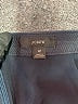 J.Crew 100% Polyester Blue Faux Leather Skirt Size 12 - photo 4