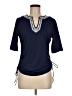 Lands' End Blue Short Sleeve Top Size M - photo 1