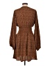 Unbranded 100% Polyester Animal Print Brown Casual Dress Size L - photo 2