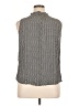 Ann Taylor LOFT 100% Rayon Gray Sleeveless Blouse Size XL - photo 2
