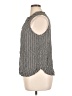 Ann Taylor LOFT 100% Rayon Gray Sleeveless Blouse Size XL - photo 5
