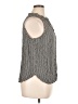 Ann Taylor LOFT 100% Rayon Gray Sleeveless Blouse Size XL - photo 4