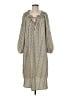 J.Crew 100% Polyester Ivory Casual Dress Size M - photo 1