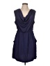 Twenty One 100% Polyester Solid Blue Casual Dress Size L - photo 1