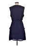 Twenty One 100% Polyester Solid Blue Casual Dress Size L - photo 2