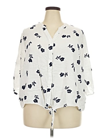 Cure 3/4 Sleeve Blouse (view 1)