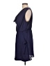 Twenty One 100% Polyester Solid Blue Casual Dress Size L - photo 5